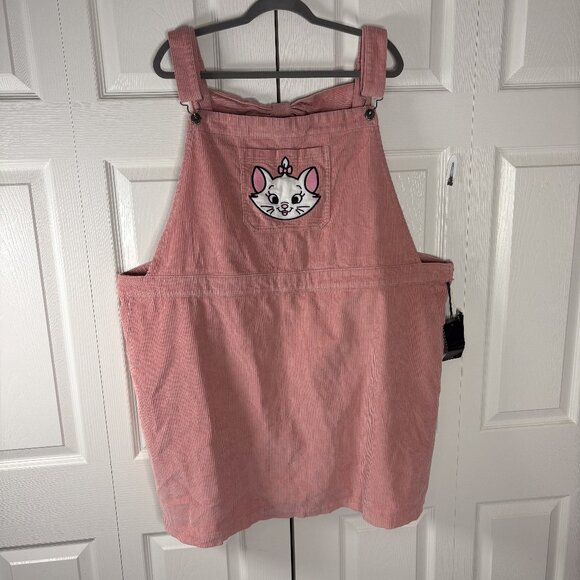 Disney Aristocats Marie Pink Corduroy Bow Skirtall Hot Topic Plus Size 5 NWT - Picture 1 of 7